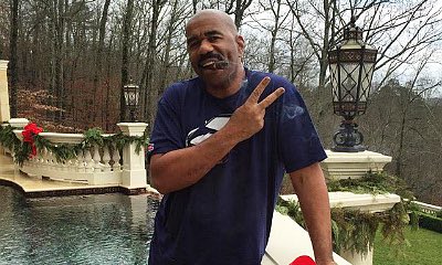 Steve Harvey Pokes Fun at His Miss Universe Gaffe With This Christmas Message