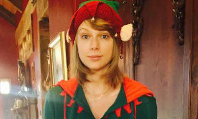 Taylor Swift Is a Makeup-Free Elf Before Getting 60M Instagram Followers on Christmas Eve