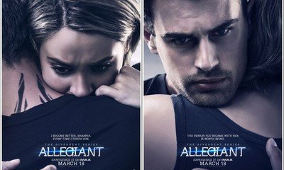 Tris and Four Share a Hug in New 'The Divergent Series: Allegiant' Posters
