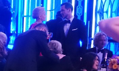 J. Law Pictured Talking to Ex-Boyfriend Nicholas Hoult at Golden Globes