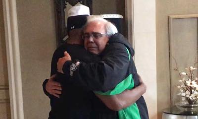 Jamie Foxx Has Emotional Meeting With Father of the Man He Rescued From Burning Car