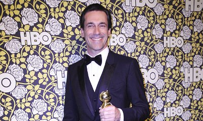 Oops! Jon Hamm's Name Is Spelled Wrong on His Golden Globe