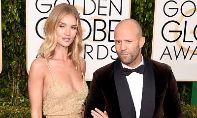 Rosie Huntington-Whiteley Is Engaged to Jason Statham, Shows Off Ring at Golden Globes
