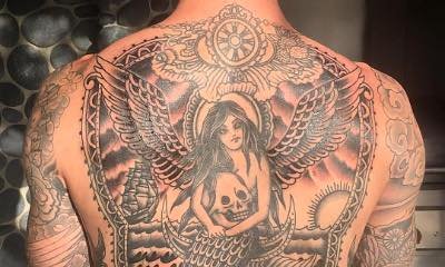 Adam Levine Debuts Giant Back Tattoo Which Took Six Months to Finish