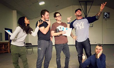See 'Guardians of the Galaxy Vol. 2' Cast Reuniting in Behind-the-Scenes Photos