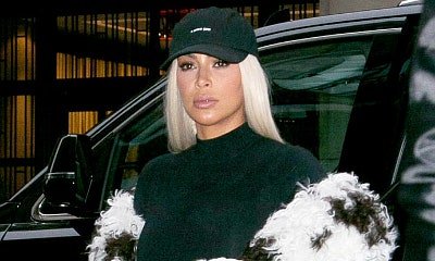 Kim Kardashian Covers Her Post-Baby Body With Another Cruella DeVille-Inspired Coat