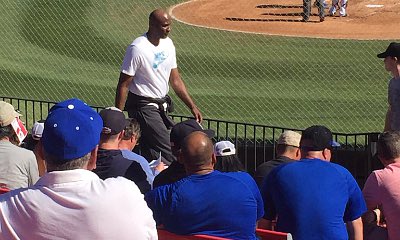 Lamar Odom Spotted Catching a Local College Baseball Game