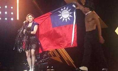 Madonna Causes Commotion in Taiwan After Draping Herself in Taiwanese Flag During Concert