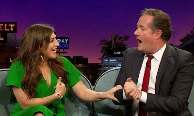 Mayim Bialik Flashes Her Cleavage to Piers Morgan to Support Susan Sarandon