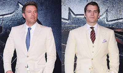 Ben Affleck and Henry Cavill Play Twinsie for 'Batman v Superman' Premiere
