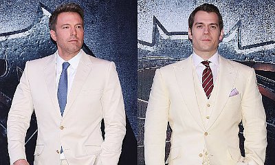 Ben Affleck and Henry Cavill Play Twinsie for 'Batman v Superman' Premiere