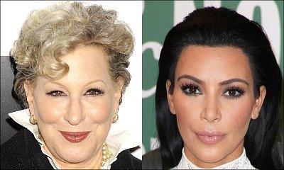 Bette Middler Challenges Kim Kardashian to Post More Nude Selfies for Charity