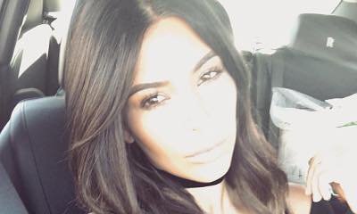 Kim Kardashian Gets Midnight Haircut See Her New Ombre Hair Color