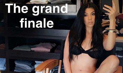 Her Best Clothes? Kourtney Kardashian Poses in Lingerie in Her Huge Closet