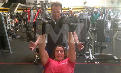 Arnold Schwarzenegger Spotted Training Son Joseph Baena. See the Rare Photos!