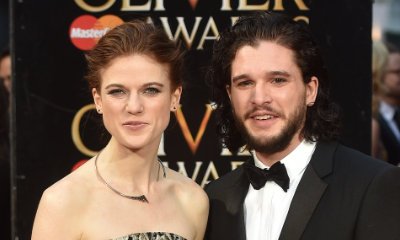 Kit Harington and Rose Leslie Make First Public Appearance as Couple at the Olivier Awards