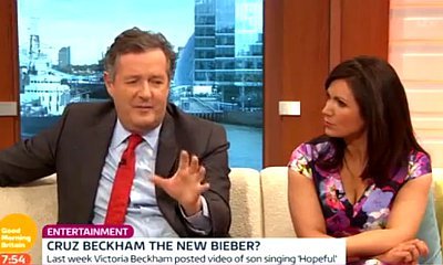 Piers Morgan Calls Out David and Victoria Beckham for Posting Videos of Son Cruz Singing