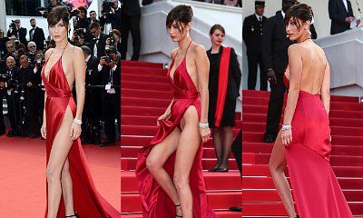 Bella Hadid Suffers Wardrobe Malfunction, Flashes Crotch at Cannes