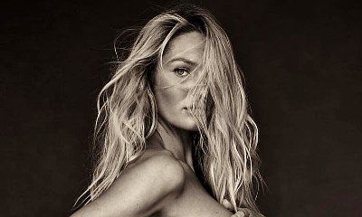 Candice Swanepoel Poses Topless, Announces the Sex of Her Baby