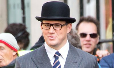 Channing Tatum Looks Dapper Filming 'Kingsman 2' in London. See the New Set Photos