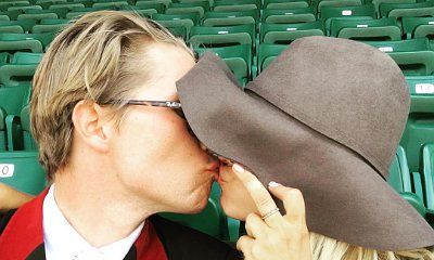 Take a Look at Kaley Cuoco and Karl Cook's Sweet Kissing Photo!
