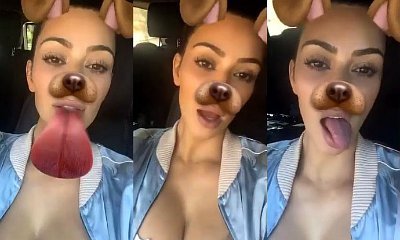 Kim Kardashian Slammed for Sharing Boob-Baring Snapchat Video