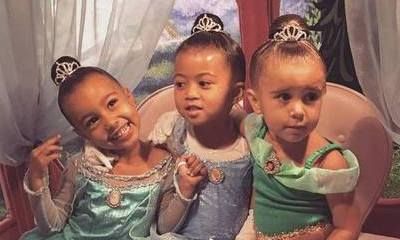 North West and Penelope Disick Get Princess Makeovers at Disneyland