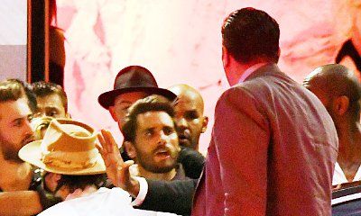 Scott Disick Held Back by Bodyguard During Heated Argument With Driver Outside Cannes Club