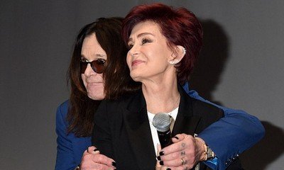 Awkward! Sharon Osbourne Hugged by Ozzy During Their First Public Appearance Since Split