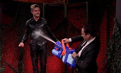 Zac Efron Is Soaking Wet on 'Tonight Show' and Forgets to Bring Spare Underwear