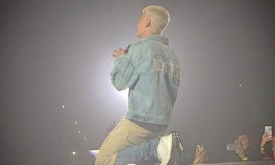 Justin Bieber Cries While Paying Tribute to Christina Grimmie at His Concert