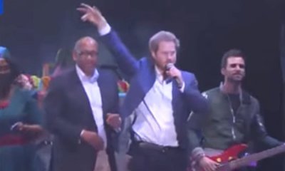 Video: Prince Harry Joins Coldplay Onstage During Kensington Palace Concert