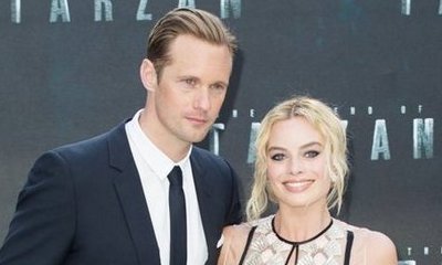 Alexander Skarsgard Saves Margot Robbie From Wardrobe Malfunction on Red Carpet