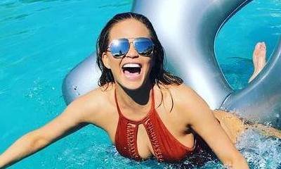 Chrissy Teigen Rocks Swimsuit for First Time Since Giving Birth to Baby Luna