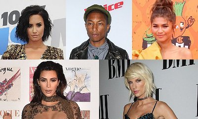 Demi Lovato, Pharrell Williams, Zendaya and More Take Sides in Kim Kardashian-Taylor Swift Drama