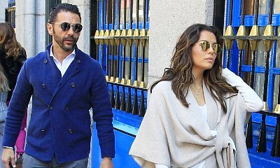 Eva Longoria Makes Out With Husband in the Water on Nude Beach