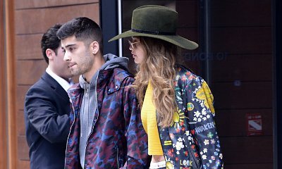 Gigi Hadid Flashes Bra During Romantic Stroll With Zayn Malik