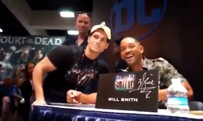 Watch Henry Cavill Walk Around in Mask and Hilariously Prank Will Smith at Comic-Con
