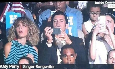 Watch Orlando Bloom Go Fanboy Over Girlfriend Katy Perry at the DNC