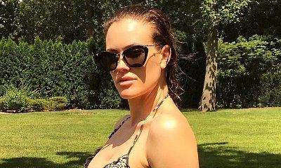 Peta Murgatroyd Bares Baby Bump in Tiny Bikini