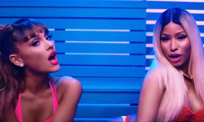 Watch Ariana Grande And Nicki Minaj Ooze Sexiness In Side