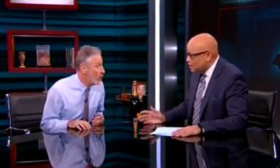 Watch Jon Stewart Help Send Off Larry Willmore's 'Nightly Show'
