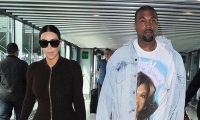 Kanye West and Kim Kardashian Give Paparazzi Free Yeezy Sneakers