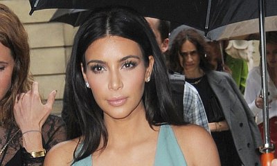 Kim Kardashian Nearly Flashes Her Crotch While Attending Kylie Jenner's B'Day Party