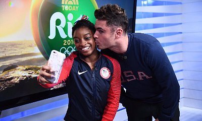 Simone Biles Finally Meets Her Celeb Crush Zac Efron. Watch Him Freak Her Out With a Kiss