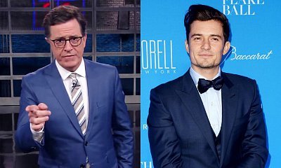 Stephen Colbert Takes on Orlando Bloom's Naked Pictures: He's Tanning His Little Legolas