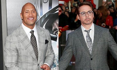 Resultado de imagem para robert downey jr and the rock