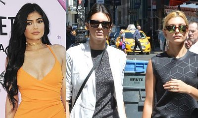 Kylie Jenner Kendall Jenner And Hailey Baldwin Stuck In An