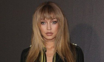 Gigi Hadid Trips on Runway at Paris Fashion Week