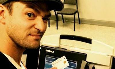 Justin Timberlake Votes Early and Lands in Trouble for Taking Ballot Selfie